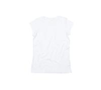 T-shirt manches roulées femme Mantis Blanc XL