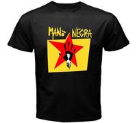 T-shirt Mano Negra Manu Chao pour homme - Haut graphique décontracté - Noir, Noir , M