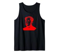 T-Shirt Mao Mao Zedong avec Inscription « Größter Leader » Débardeur