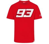 T-shirt MARC MÁRQUEZ - MM93 Big 93 Officiel MotoGP - Rouge - Manches courtes - Homme XXXL