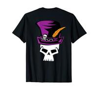 T-shirt Mardi Gras Voodoo Skull - Illustration au dos T-Shirt