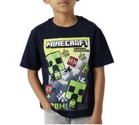 T-shirt Marine Garçon Name it Minecraft 11-12 ans