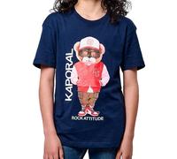 T-shirt marine garçon Rock attitude marine 14A