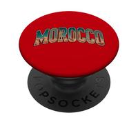 T-Shirt Maroc Vintage - Souvenir de Voyage Marocain Rétro PopSockets PopGrip Adhésif