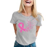 T-Shirt Marraine Octobre Rose 2025 - Ruban Rose Parrainage - pour Le Soutien aux Nouvelles Patientnes