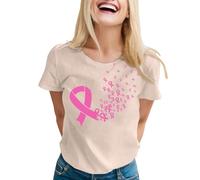 T-Shirt Marraine Octobre Rose 2025 - Ruban Rose Parrainage - pour Le Soutien aux Nouvelles Patientnes