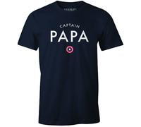 T-shirt - MARVEL - CAPTAIN PAPA - Manches courtes - Col arrondi - 100% coton M