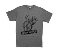 T-shirt Marvel Iron Man pour homme - UNITED LABELS - Manches courtes - Gris - 100% coton M