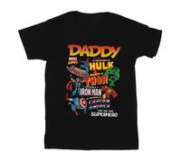 T-shirt - MARVEL - OUR DAD SUPER - Noir - 100% Coton - Manches courtes XXXL