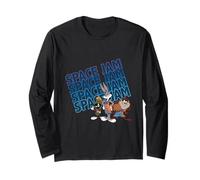 T-Shirt Marvin The Martian, Bugs and Taz Space Jam Manche Longue