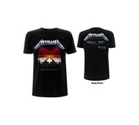 T-shirt master of puppets tracks unisexe noir taille xxl
