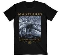 T-shirt mastodon hushed & grim cover unisexe noir taille xl Noir G