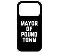T-Shirt Mayor of Pound Town avec Dicton drôle Sarcastique Sexy Sexe Coque pour iPhone 17 Pro