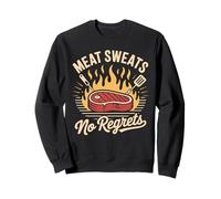 T-Shirt Meat Sweats No Regrets Steak Bacon Pork Lovers Sweatshirt
