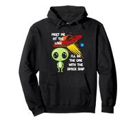 T-Shirt Meet Me At The Lake Alien Spaceship Sweat à Capuche