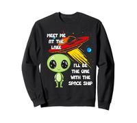 T-Shirt Meet Me At The Lake Alien Spaceship Sweatshirt