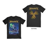 T-shirt megadeth rust in peace tracklist unisexe noir taille s Noir G