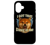 T-Shirt mème I Got That Dawg in Me Shiba Inu Coque pour iPhone 16