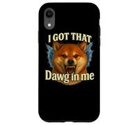 T-Shirt mème I Got That Dawg in Me Shiba Inu Coque pour iPhone XR