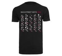 Mc Clothes Backstreet Boys Dna Album Red Short Sleeve T-shirt Noir 2XL Homme