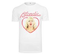 T-shirt Merchcode Blondie Heart of Glass Blanc M