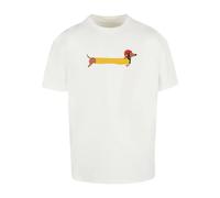 T-shirt Merchcode Christmas Dog Blanc 2XL