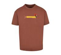 Merchcode Christmas Dog Short Sleeve T-shirt Marron L Homme