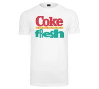 T-shirt Merchcode Coca Cola 90's Blanc S