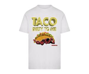 T-shirt Merchcode Deadpool Taco Blanc 2XL