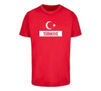 T-shirt Merchcode Football Turkey 2 Rouge XL