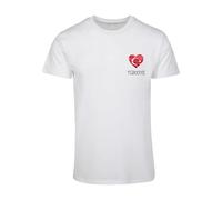 T-shirt Merchcode Football Turkey Blanc XL