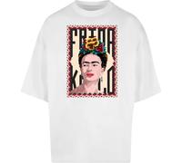T-shirt Merchcode Frida Kahlo - Frame one Huge Blanc M