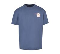 T-shirt Merchcode Halloween - Boo Ghost Bleu 2XL