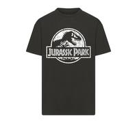Merchcode Jurassic Park Distressed Oversized Short Sleeve T-shirt Noir XL Homme