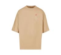 Mc Clothes K Heart Huge Short Sleeve T-shirt Beige 5XL Homme