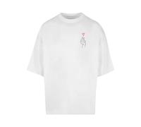 Mc Clothes K Heart Huge Short Sleeve T-shirt Blanc 5XL Homme