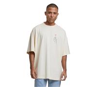 MERCHCODE Mp0007485-k Heart Huge Tee T-Shirt, Sable Blanc, M Hommes
