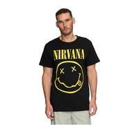 Mc Clothes Nirvana Lithium Short Sleeve T-shirt Noir 5XL Homme