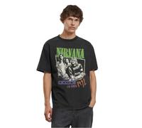 T-shirt Merchcode Nirvana UK Noir M