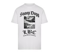 T-shirt Merchcode Snoop Dogg Long Beach California Blanc 3XL