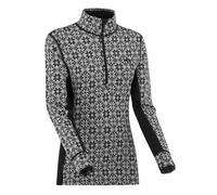 T-shirt mérinos à col montant pour femmes Kari Traa Rose Noir XS