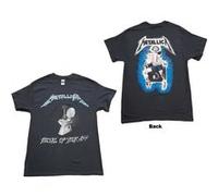 Metallica T-shirt 40th Anniversary Songs Logo – manches courtes, noir – Homme S