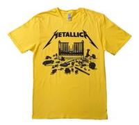 T-shirt metallica 72 seasons simplified cover unisexe yell taille xl Jaune G