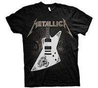 T-shirt metallica papa het guitar unisexe noir taille xxl Noir G