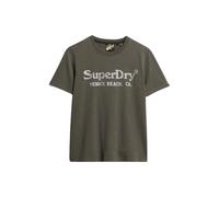 Superdry T-shirt Metallic Venue Relaxed manches courtes Beige S Femme