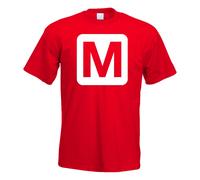 T-Shirt Métro Halte Pictogrammes Pour Hommes Funshirt Imprimé Design