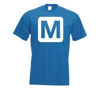 T-Shirt Métro Halte Pictogrammes Pour Hommes Funshirt Imprimé Design