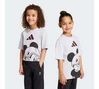 Adidas T-shirt enfant mixte Disney Mickey Mouse – gris clair chiné / blanc cassé – 2-3 ans