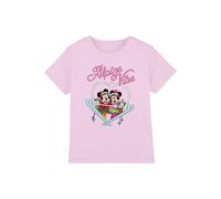 T-shirt mickey mouse coton disney alpine vibes rose 12/13A