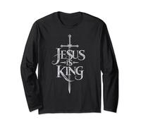 T-shirt « Mighty Christian King - Jesus Resilient Faith » Manche Longue